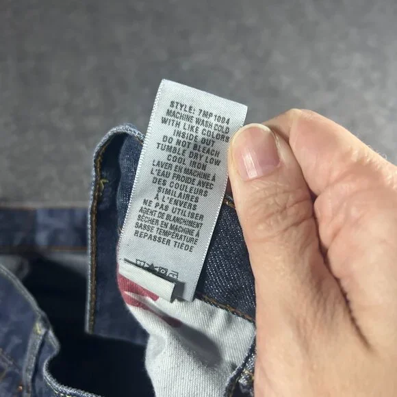 Lucky Brand 34/29 Mens Relaxed Straight Leg Jeans Denim Blue - Picture 8 of 12